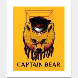 Captain bear Posters and Art